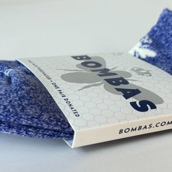 ⚡️ 3 Pair Bombas Women's Ankle Sock - RARE Violet Marl - Size M - BRAND NEW - Picture 7 of 10